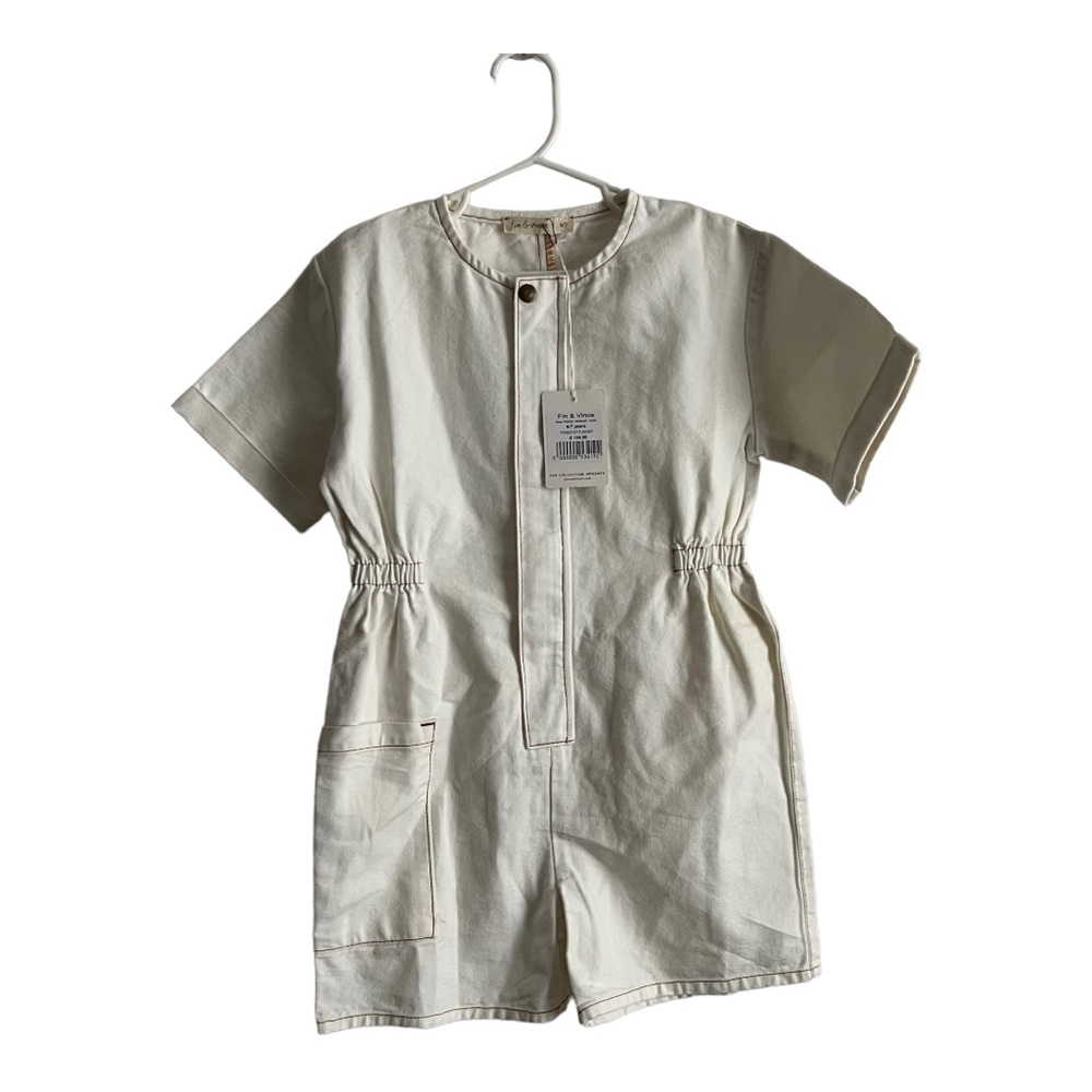 Fin and Vince Painters 90s White Jumpsuit